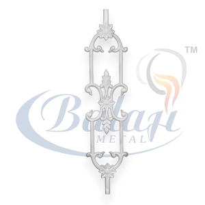 Barandilla de Hierro Clásica Moderna al por Mayor, Galvanizada, sin Marco, para Balcón, Porche, Escalera, Posición 1, 3 Pies de Altura, 2,5 kg, OEM a Granel - Product Image 1