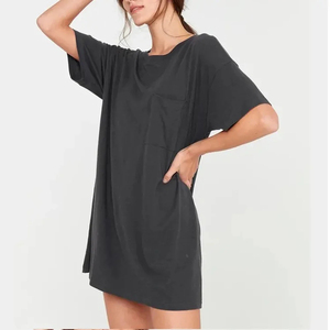 ชุดราตรีผ้าสักหลาดสำหรับผู้หญิงชุดใส่กลางคืนใส่สบาย - Product Image 4