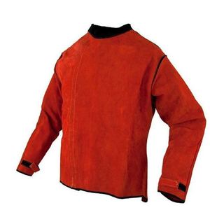 เสื้อแจ็กเก็ตหนังกันไฟเสื้อผ้านิรภัยสำหรับทำงานแขนยาวปรับแต่งได้ - Product Image 4