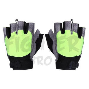 Guantes ajustables de medio dedo para deportes de levantamiento de pesas, guantes antideslizantes para entrenamiento físico en el gimnasio con muñequera para entrenamiento al aire libre - Product Image 3