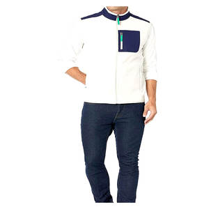 Veste d'extérieur pour hommes veste d'hiver polaire chaude à fermeture éclair complète vestes décontractées col montant manteaux coupe-vent veste de neige polaire - Product Image 2