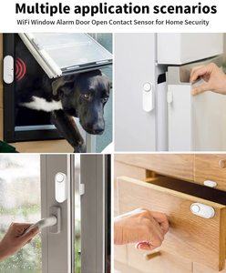 डेटेक वाइफी डोर सेंसर अलार्म डिटेक्टर एलेक्सा गूगल असिस्टेंट के साथ रियल टाइम अलार्म डिटेक्टर रियल टाइम अलार्म - Product Image 4
