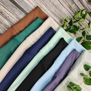 Conjunto de Top Deportivo y Pantalones de Yoga de Compresión para Mujer, Cuello Halter en V, Secado Rápido, Efecto Levanta Glúteos, Transpirable, Diseño Sólido, para Entrenamientos - Product Image 5