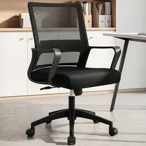 NEO <b>CHAIR</b> <b>Office</b> Computer Desk <b>Chair</b> Mid-Back Mesh <b>Wide</b> Seat - Product Image 1