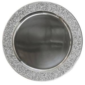 Assiette de chargeur de service de salade de nourriture pour la maison ustensiles de cuisine assiette de service moderne élégante forme arrondie assiette de chargeur de serveur de nourriture - Product Image 3