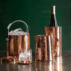 Premium Quality Copper <b>Ice</b> <b>Bucket</b> with Antique Finished and Unique Rustic Style at Very Low Cost - Product Image 6