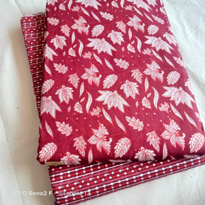 Nouveau 2024 gros tissu indien tissu Textile 100% coton vêtement tissu matériel Floral main bloc sérigraphie fabricant - Product Image 1