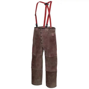 Premium Cowhide Split Leather <b>Welding</b> Trouser Custom Design Industrial Safety <b>Clothing</b> From Pakistan Best Price - Product Image 3