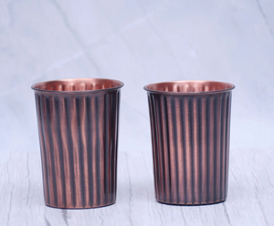 Venta caliente antiguo diseño Vintage cobre vidrio Drinkware hogar restaurante para agua leche a bajo precio - Product Image 2