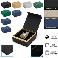 Boîte à bijoux en carton rigide de luxe avec logo personnalisé pour collier, étui cadeau