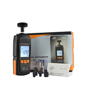 Tacómetro Digital de Contacto, Rango de 0.5-19999 RPM con Pantalla LCD Retroiluminada, para Motor, Ventilador, Bomba, Lavadora y Motor Marino (OEM)