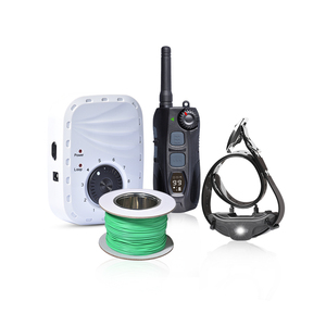 Recinto Elettronico Wireless per Cani, Collare di Addestramento per Animali Domestici in Plastica Ecologica con Doppio Raggio Regolabile - Product Image 1