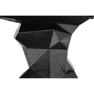 Modern Bonsai Black Dining <b>Table</b> Extendable Design Resin Top Stable Assembled Mahogany Sintered Stone Material for Home Bar Use - Product Image 4
