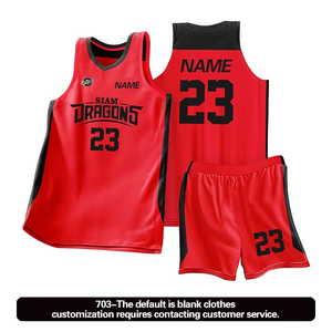 ชุดกีฬาสำหรับเด็กชุดบาสเก็ตบอลชุดกีฬาของทีมพิมพ์ชื่อโลโก้ตามสั่ง - Product Image 5