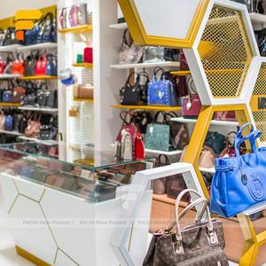 Accesorios de tienda de equipaje y bolsos personalizados Estantes de exhibición de bolsas de viaje modernos Estantes de maletas al por menor - Product Image 6