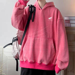 Sweats à capuche Stone Wash au design unique les plus vendus au prix de gros Sweats à capuche de haute qualité en coton mélangé Stone Wash - Product Image 2