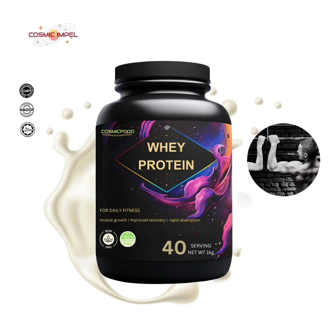 Malaysia Best Choice Whey Protein Instant Beverage Protein Powder for Muscle Building with Halal HACCP GMP certified Malaysia