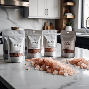 Sel rose biologique de l'Himalaya, certifié HACCP, à grains fins et grossiers, emballage personnalisé, riche source de vitamines et minéraux complexes - Product Image 3