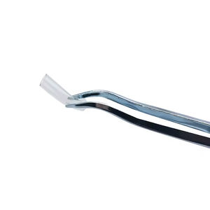 Pince à épiler dentaire incurvée dentelée jetable de haute qualité en acier inoxydable Source d'alimentation manuelle pour les matériaux de blanchiment des dents - Product Image 4