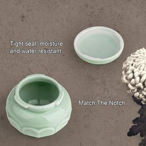 Urnas pequeñas para cenizas, urna de cremación decorativa de flores vívidas para cenizas humanas, mini urnas de recuerdo para hombre adulto mascota femenina - Product Image 4