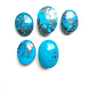 Cabujón turquesa de cobre Natural, mezcla de formas y tamaños, cabujón tallado a mano, piedras preciosas sueltas para hacer joyas, cabujón - Product Image 2