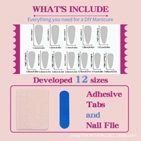 HYC-DZ-1762 Faux Ongles à Presser Halloween Punk Style Gothique Sombre 3D Réutilisables Personnalisables Vente en Gros