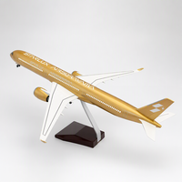 Nouveau modèle d'avion en résine 2026 A350-1000 Starlux Carbon Gold Livery, échelle 1:157, 47 cm, modèle de présentation pour la vente en gros