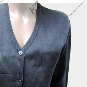 Cardigan delta noir 1913 DST rexine broderie lettres grecques cardigan complet cardigan noir pour sororités et fraternités - Product Image 2