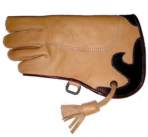 Nouveauté Gants de fauconnerie double couche en cuir de vachette personnalisés et produits de chasse Outils Falcon - Product Image 4