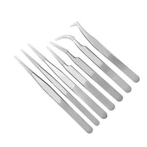 Pinzas de maquillaje para pestañas, extensiones de pestañas, pinzas antiestáticas para belleza, cuidado Personal - Product Image 5