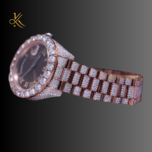 Reloj de diamantes Moissanite de estilo de diseñador para hombre creado con materiales de primera calidad y artesanía de lujo para el día a día - Product Image 6
