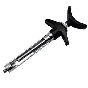 Jeringa de Anestesia Profesional Manual Reutilizable con Certificación CE, de Acero Inoxidable, con Empuñadura Ergonómica Acolchada, Herramienta Inyectora para - Product Image 3