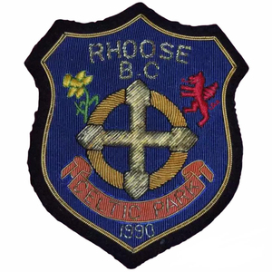 Écussons en tissu toile brodés faits main sur mesure avec fil de bullion, 3D couleur unie, taille et forme personnalisées, badges de mode Jaladin - Product Image 3