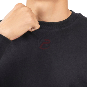 Sudadera polar de hombre con logotipo personalizado de gran tamaño | Jersey estampado OEM ODM | Venta al por mayor de fábrica de sudaderas cálidas de invierno - Product Image 2