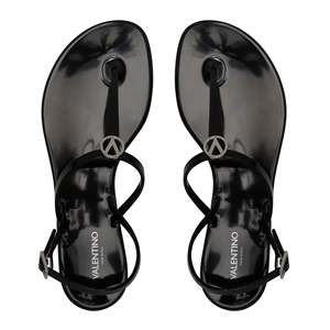 Sandalias Valentino Jally con Tacón y Detalle en V en Negro - Product Image 5