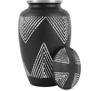 Hermosa urna de cremación decorativa de Metal sólido conmemorativo para adultos, hombres, mujeres, grandes urnas de cremación de latón para cenizas humanas - Product Image 5