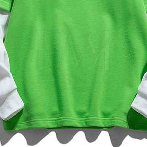 T-shirts décontractés à double couche pour femmes à col rond pour T-shirts à manches longues de style motif personnalisé pour vêtements de rue quotidiens - Product Image 3