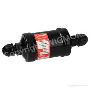 Danfoss Hermetic bi-flow filtro secador, DMB, 08 pulgadas cúbicas, Acero, 023Z1410 - Product Image 1