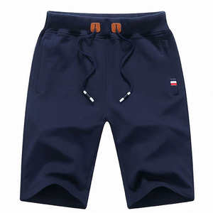 Pantalones cortos de algodón para hombre, pantalones cortos de gimnasio transpirables para correr, pantalones cortos de algodón personalizados para hombre - Product Image 1