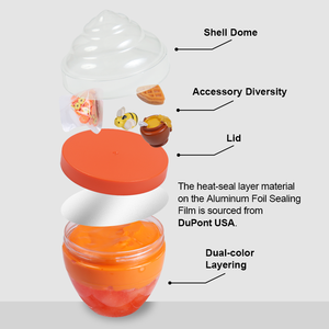 Nhiều màu thơm bơ Slime hai màu Slime - Product Image 2