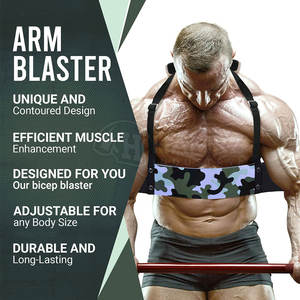 Blaster de brazo cómodo y resistente para entrenamiento muscular de levantamiento de pesas con material de aluminio y nailon de alta calidad - Product Image 4