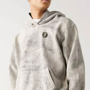 Confortable Hommes Acid Hoodies Automne Hiver Acid Wash Hoodies Premium 100% Coton Acid Wash Hoodies - Product Image 4