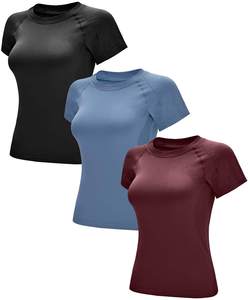 Chemises de compression personnalisées couche de base chemise d'entraînement en polyester chemise de compression à manches longues pour hommes pour le fitness vente en gros - Product Image 3