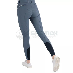 Collants équestres pour femmes Leggings d'entraînement d'équitation Matériau doux au toucher Conception taille haute offrant confort et flexibilité - Product Image 1