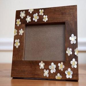 Cadre Photo Unique, suspension murale en métal et verre pour décoration murale, couleur marron, cadre en bois, suspension murale classique pour salon, cadre Photo - Product Image 3