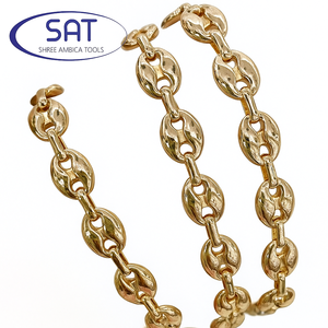 SAT Bijoux Or Argent Grec Clé Motif En Laiton Bijoux Chaîne pour Collier Bracelet Fabrication Conception Lien Chaîne Kazakhstan Pérou EAU - Product Image 4