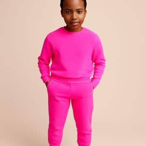 Vêtements de sport à col ras du cou deux pièces en polyester 100% avec logo personnalisé pour hommes, à capuche, vêtements d'automne, survêtement décontracté solide à impression 3D maigre - Product Image 4