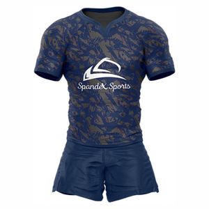 Uniformes de rugby personalizados para equipos Diseños personalizados e impresión de logotipos con sublimación - Product Image 2