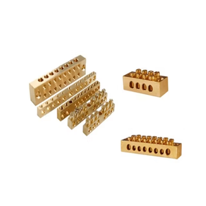 Durable Brass Neutral Link Electrical Connector for Panel <b>Boards</b>, Switchgear, and Industrial Equipment - Product Image 6