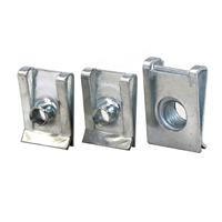 Écrou à clip en U pour tôle en acier inoxydable à serrage rapide, fixation M4 M5 M6 M8, installation rapide, maintien robuste, fabrication OEM